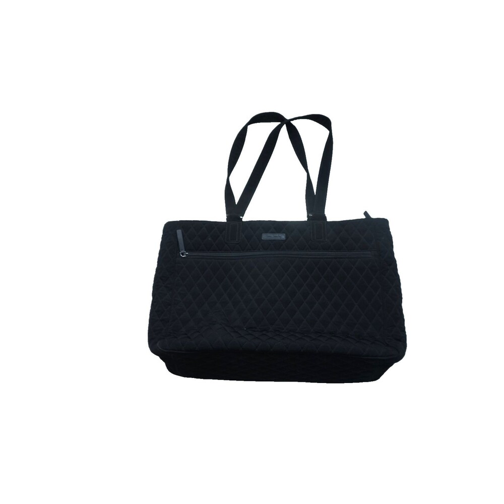 Vera Bradley Large Quilted Black Tote Bag